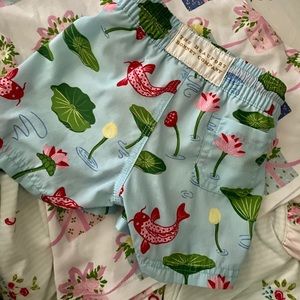 Beaufort Bonnet cute & koi swim trunks 6/12m